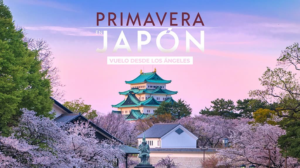 Primavera en Japón Vuelo desde Los Ángeles