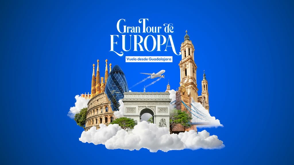 Gran Tour de Europa Vuelo desde GDL