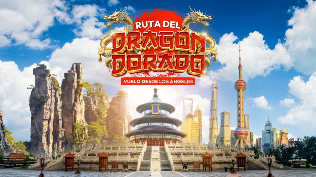 Ruta Del Dragón Dorado Vuelo Desde Los Ángeles